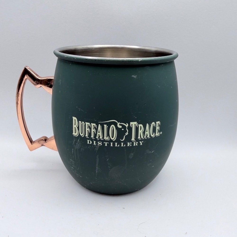 Buffalo Trace Distillery Moscow Mule Green Stainless Steel Wheatley Vodka Mug